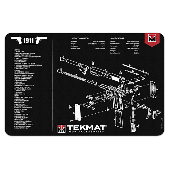 TEKMAT GUN CLEANING MAT 1911 - Hunting Accessories